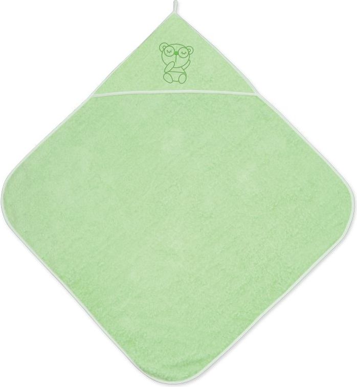 Lorelli Dětská osuška s kapucí 80x80 cm Green 2021 - obrázek 1