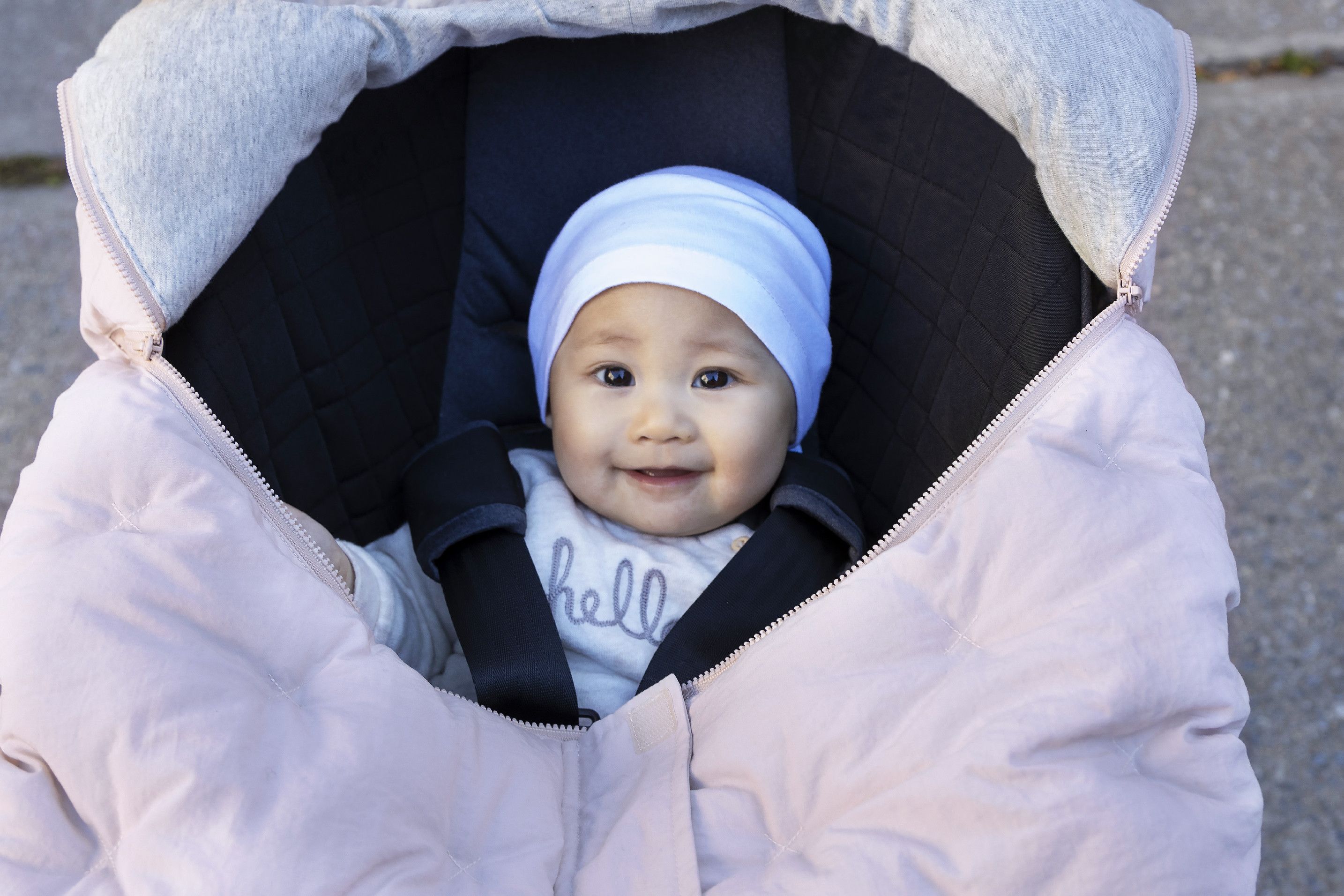 7AM Enfant   FUSAK  Car seat Cocoon AIRY CREAM - obrázek 9