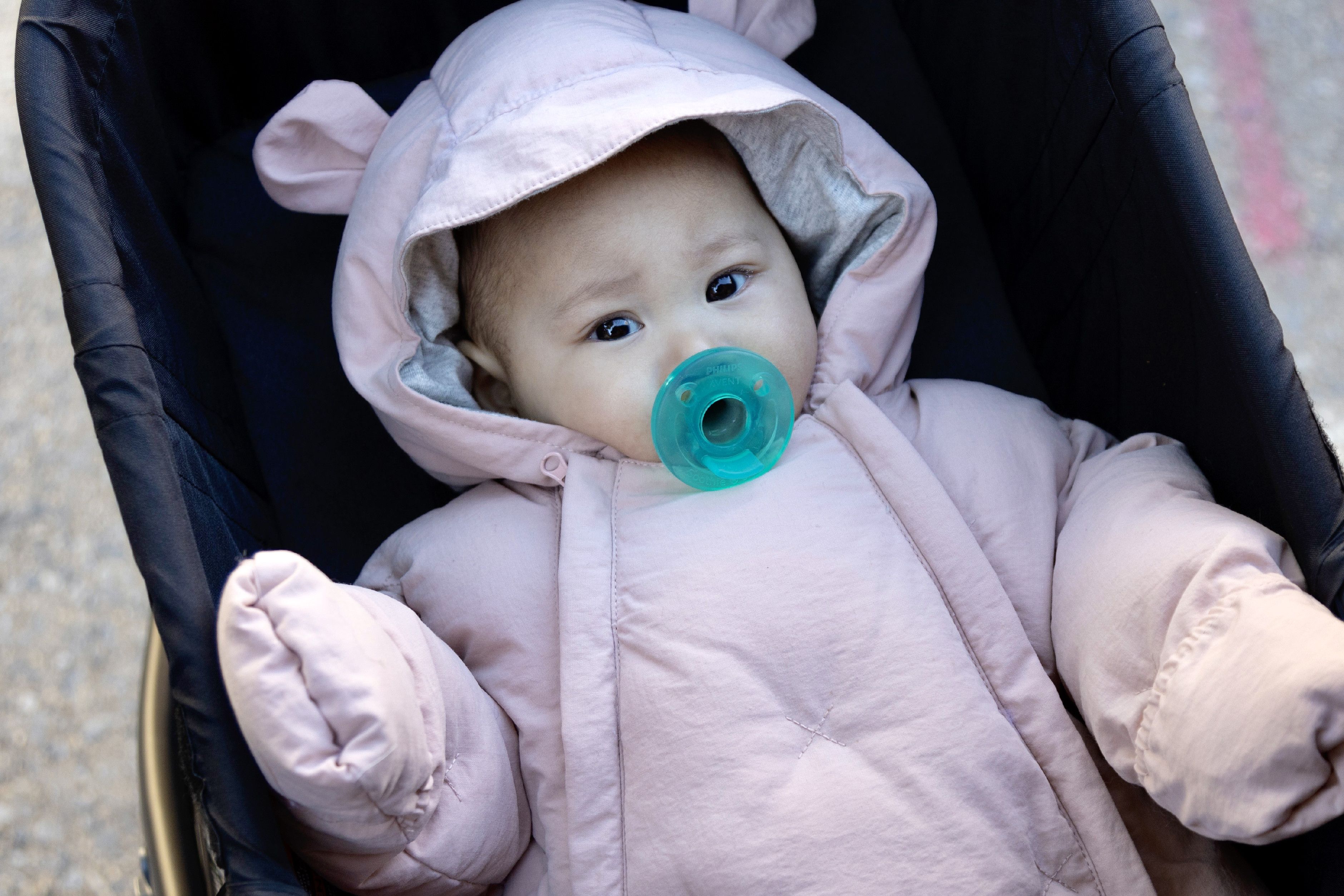 7AM Enfant  Overal AIRY PINK ( 0-3m) - obrázek 3