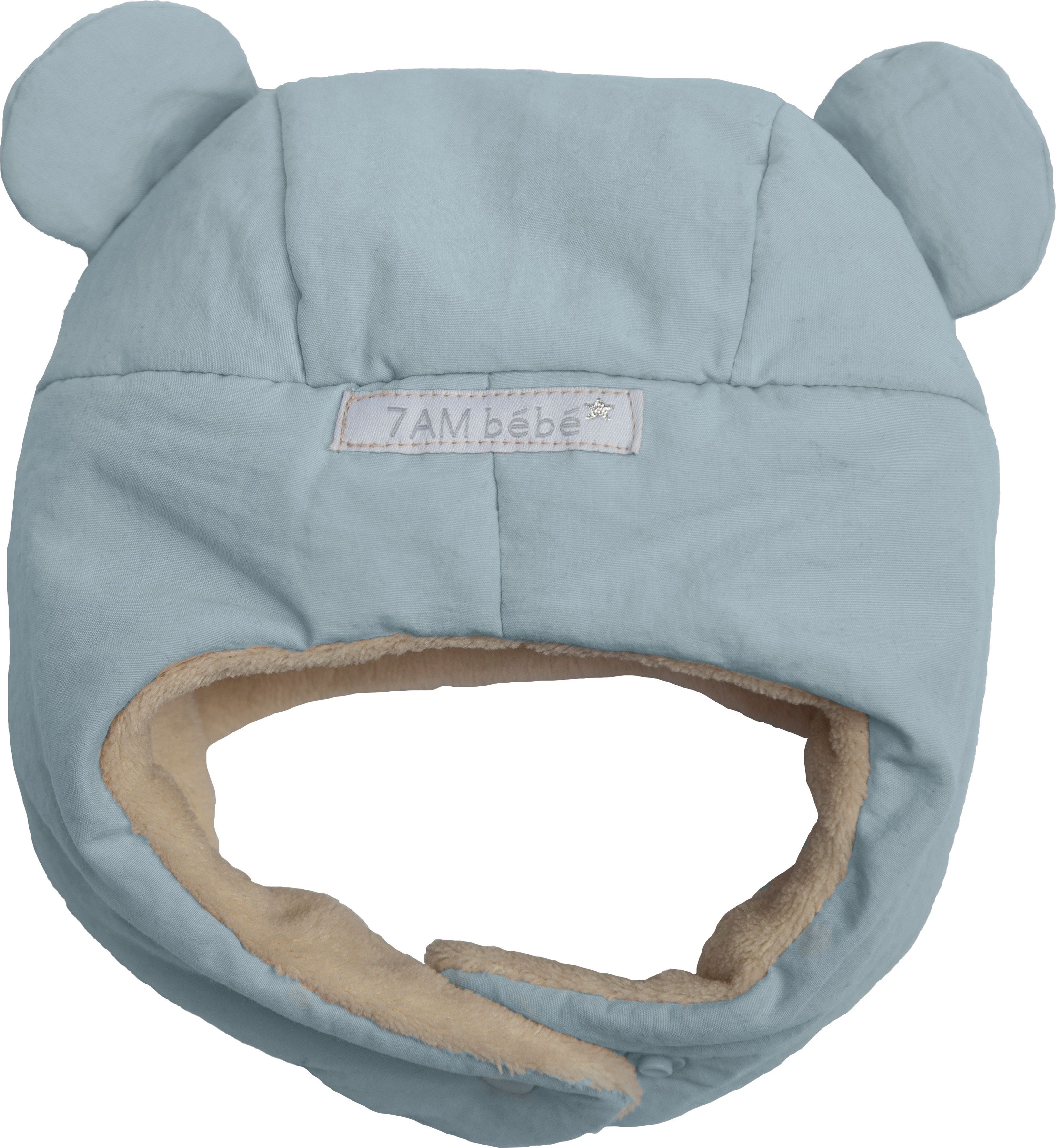 7AM Enfant  dárková sada  AIRY BLUE  ( 0-6 m ) - čepice, rukavice, deka - obrázek 3