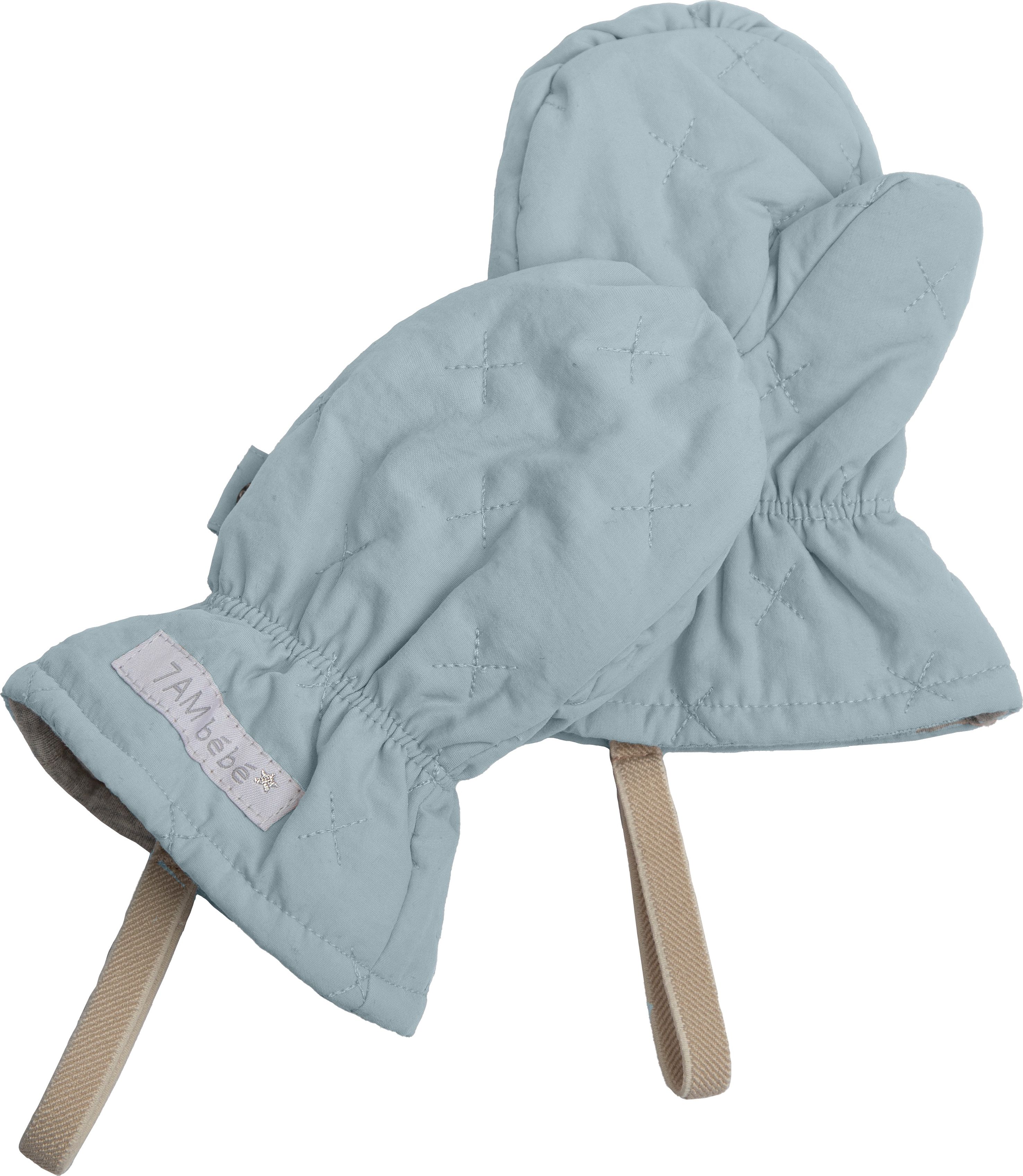 7AM Enfant  dárková sada  AIRY BLUE  ( 0-6 m ) - čepice, rukavice, deka - obrázek 4