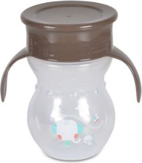 Cangaroo Cangoroo Kouzelný hrneček 360 °- šedý, 270 ml - obrázek 1