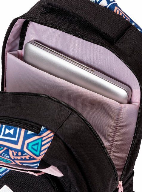 Studentský batoh Meatfly Exile Dancing Mint Black 24 L + Penál a Sluchátka ZDARMA - obrázek 3