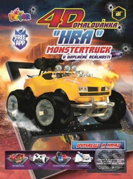 4D omalovánka Monster Truck - - obrázek 1