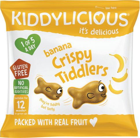 5x KIDDYLICIOUS Rybičky křupavé banánové (12g) - obrázek 2