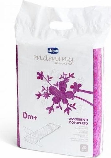 CHICCO Vložky poporodní 30 ks + kalhotky jednorázové po porodu, 4 ks, vel.4 - obrázek 2