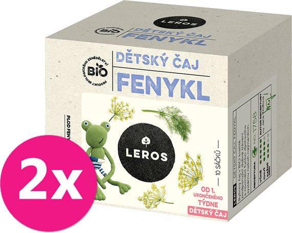 2x LEROS BIO Čaj dětský Fenykl 10x1,5g - obrázek 1