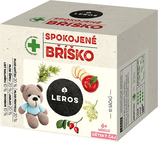 4x LEROS Čaj dětský Spokojené bříško 10x2g - obrázek 2