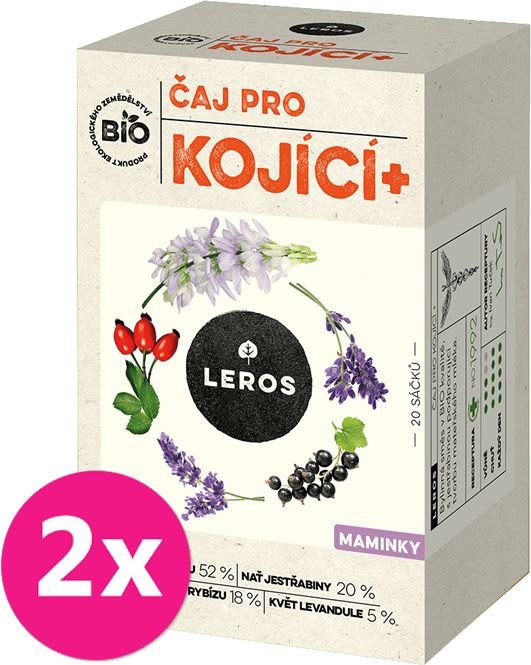 2x LEROS BIO Čaj pro kojící+ 20x2g - obrázek 1