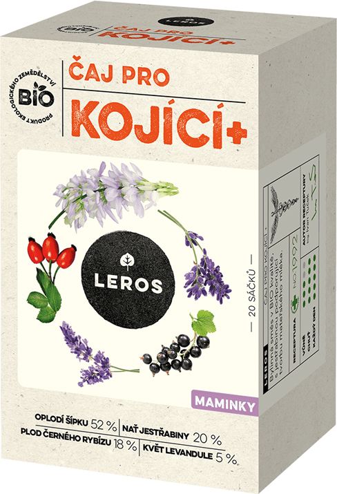 2x LEROS BIO Čaj pro kojící+ 20x2g - obrázek 2