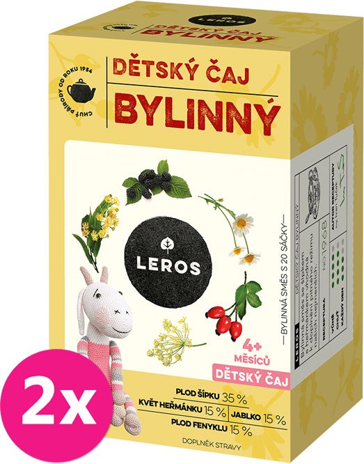 2x LEROS Čaj dětský bylinný 20x1,8g - obrázek 1