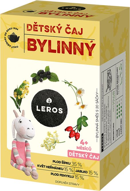 2x LEROS Čaj dětský bylinný 20x1,8g - obrázek 2