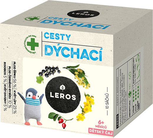2x LEROS Čaj dětský cesty dýchací 10x2g - obrázek 2