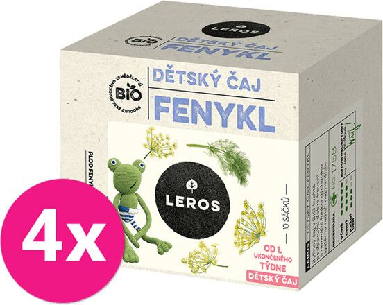 4x LEROS BIO Čaj dětský Fenykl 10x1,5g - obrázek 1