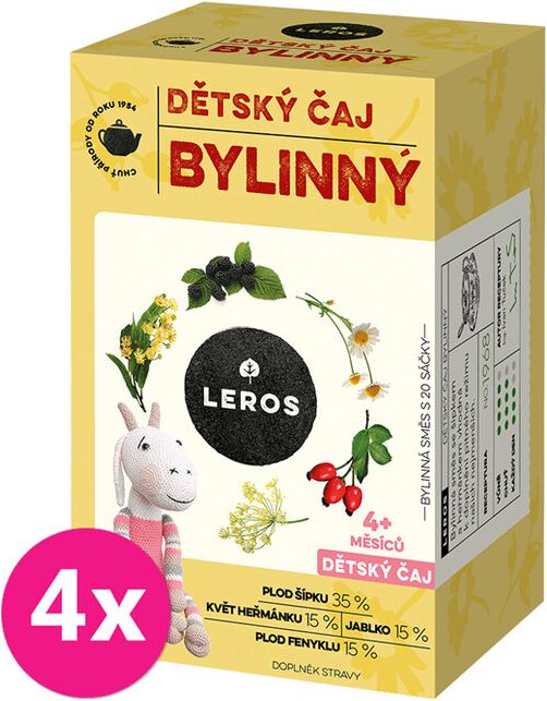 4x LEROS Čaj dětský bylinný 20x1,8g - obrázek 1