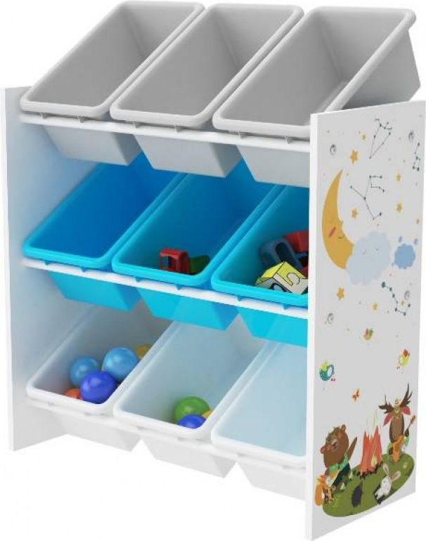 ORGANIZÉR NA HRAČKY LESNÍ ZVÍŘÁTKA - obrázek 1