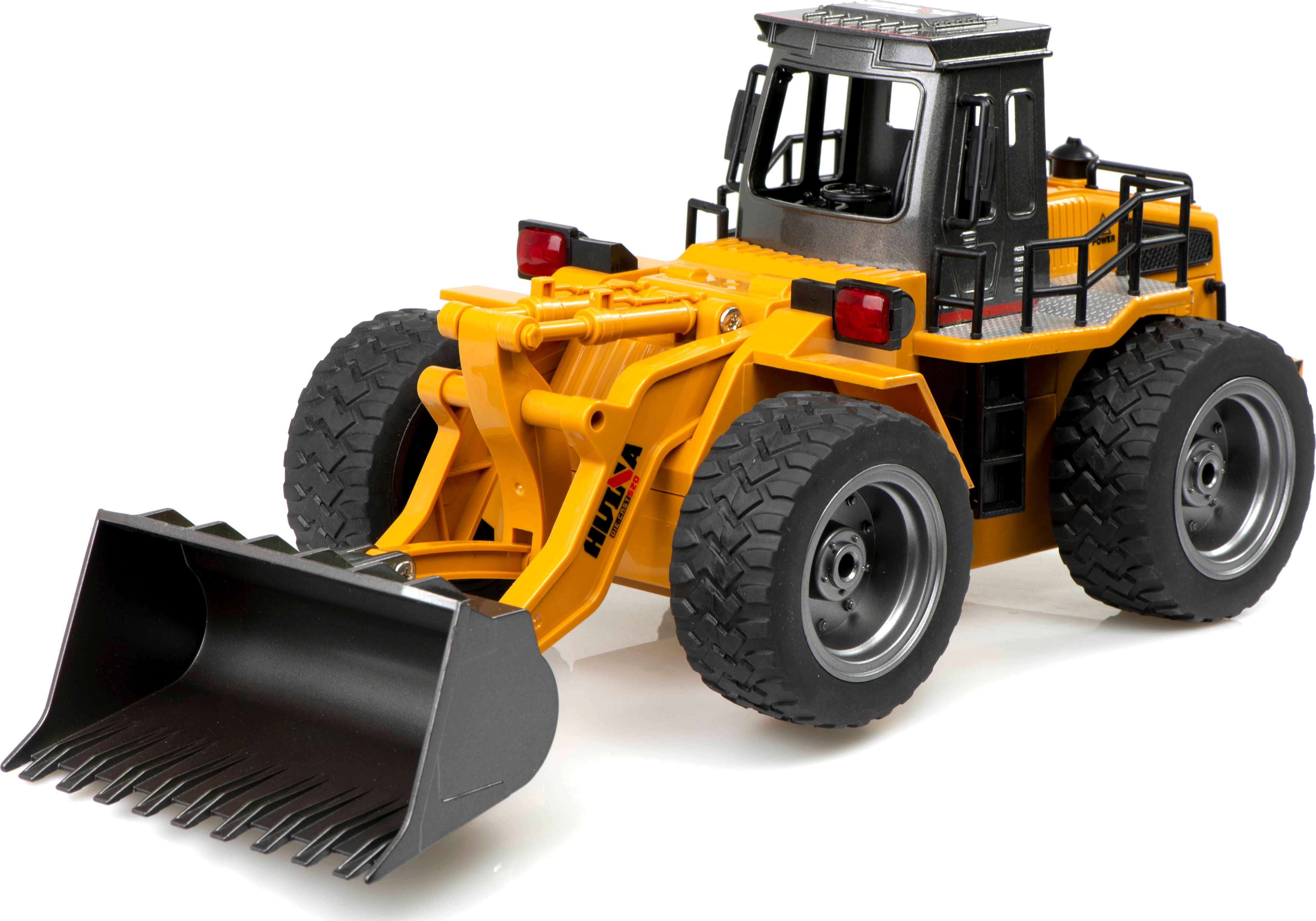 HUINA 1520 RC Buldozer s kovovou lžící 6CH, 2,4GHz 1:18 - obrázek 6