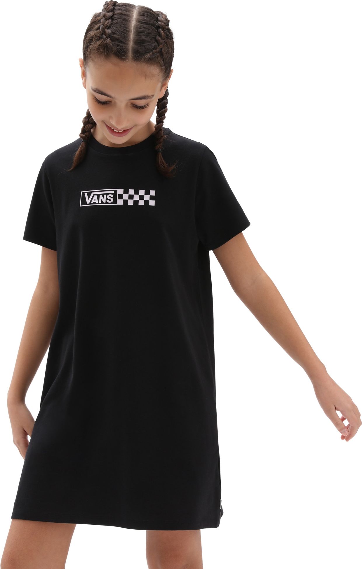 Šaty Gr Fun Day Dress Black/Orchid Ic Vans - 152 - obrázek 1
