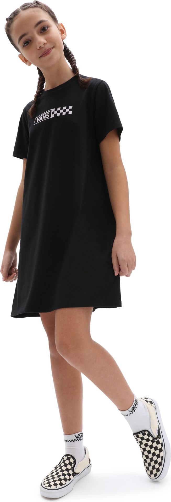 Šaty Gr Fun Day Dress Black/Orchid Ic Vans - 152 - obrázek 3