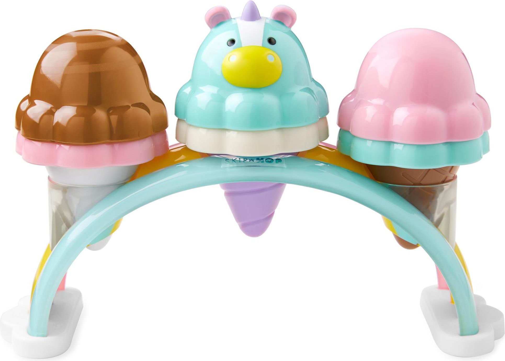 SKIP HOP ZOO Zmrzlinová souprava stohovací s měnícími se barvami Sweet Scoops 2r + - obrázek 1