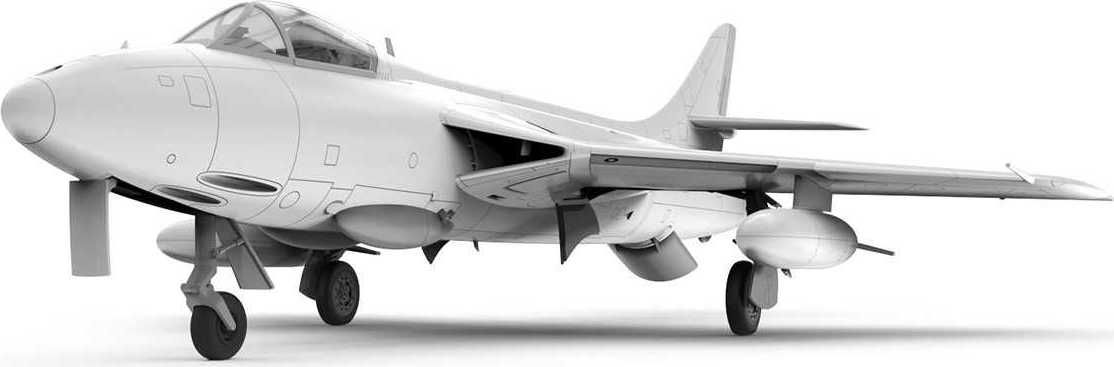 AIRFIX Classic Kit letadlo A09185 - Hawker Hunter F6 (1:48) - obrázek 7