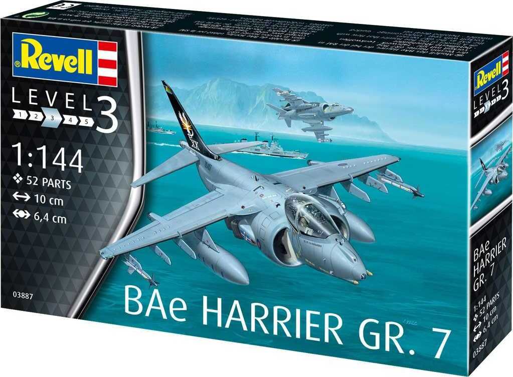 REVELL Plastic ModelKit letadlo 03887 - BAe Harrier GR.7 (1:144) - obrázek 2
