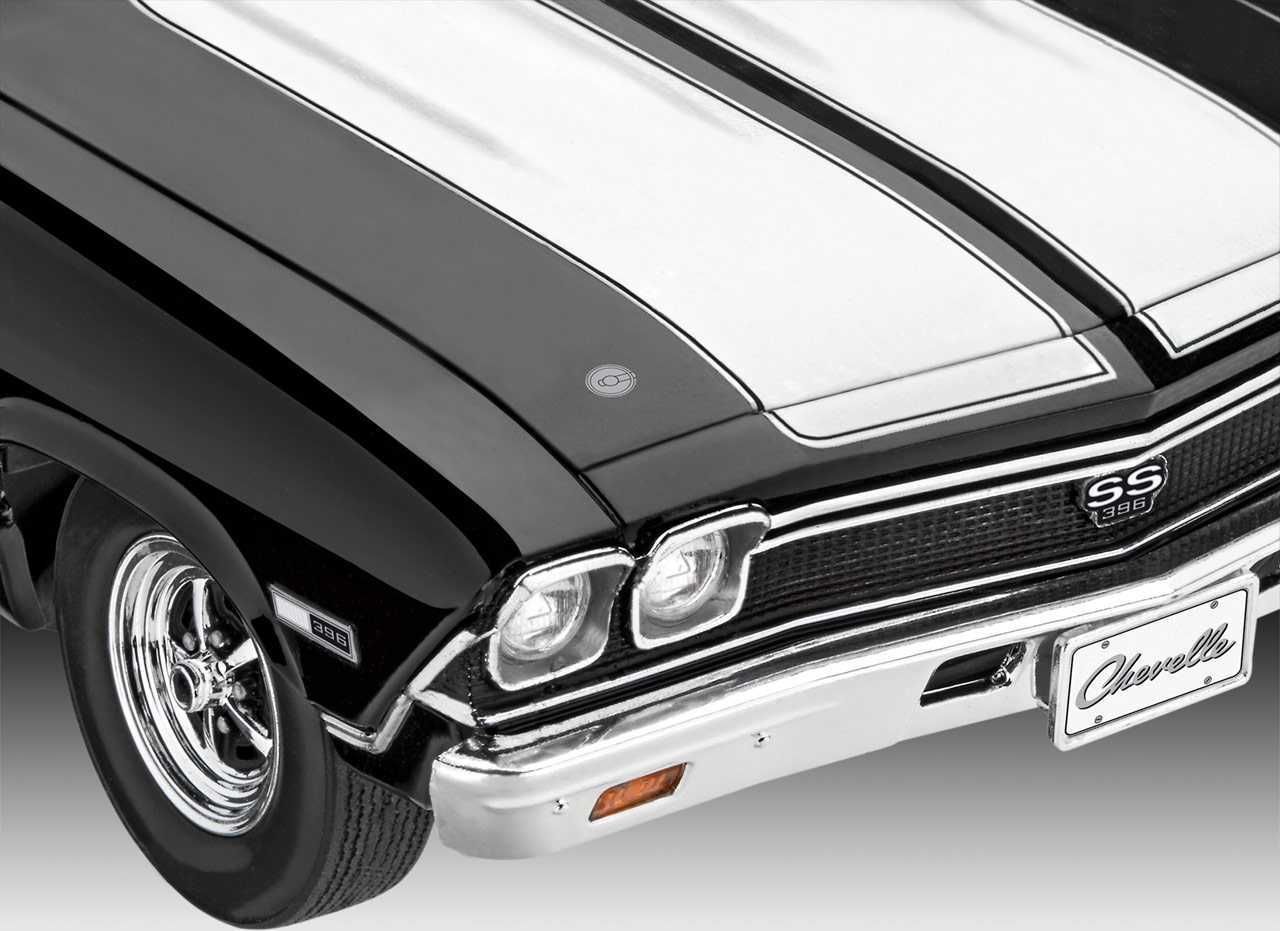 REVELL Plastic ModelKit auto 07662 - 1968 Chevy Chevelle (1:25) - obrázek 5