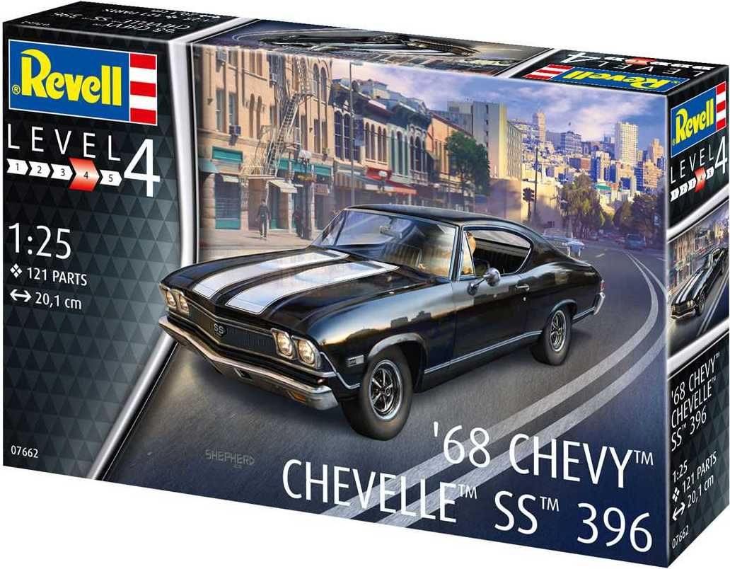 REVELL Plastic ModelKit auto 07662 - 1968 Chevy Chevelle (1:25) - obrázek 10