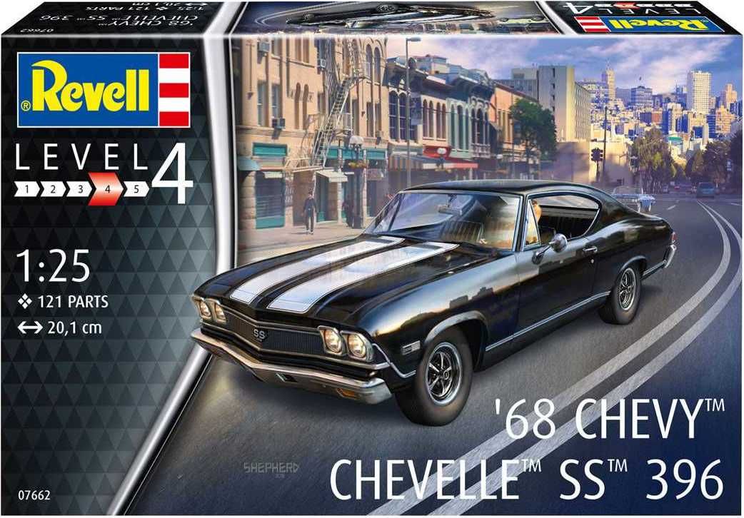 REVELL Plastic ModelKit auto 07662 - 1968 Chevy Chevelle (1:25) - obrázek 11