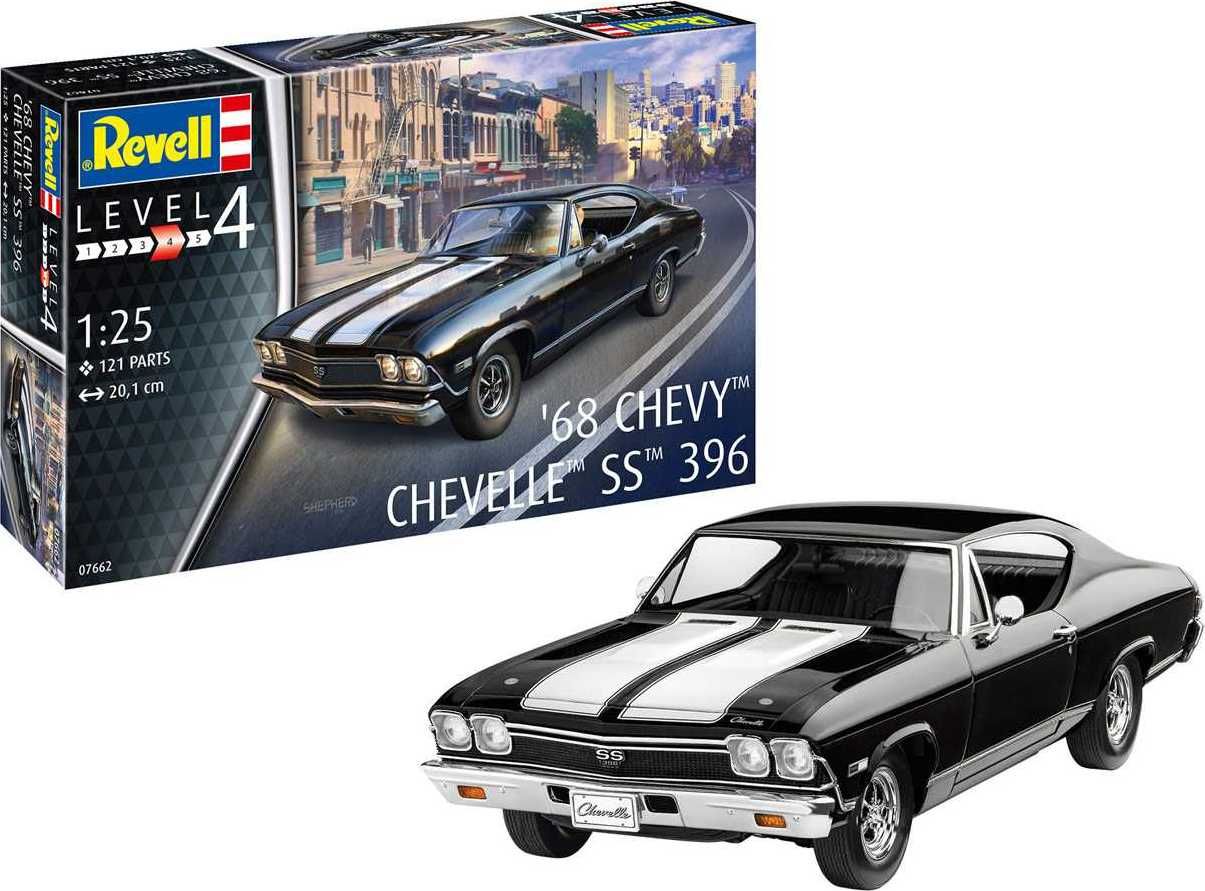 REVELL Plastic ModelKit auto 07662 - 1968 Chevy Chevelle (1:25) - obrázek 12