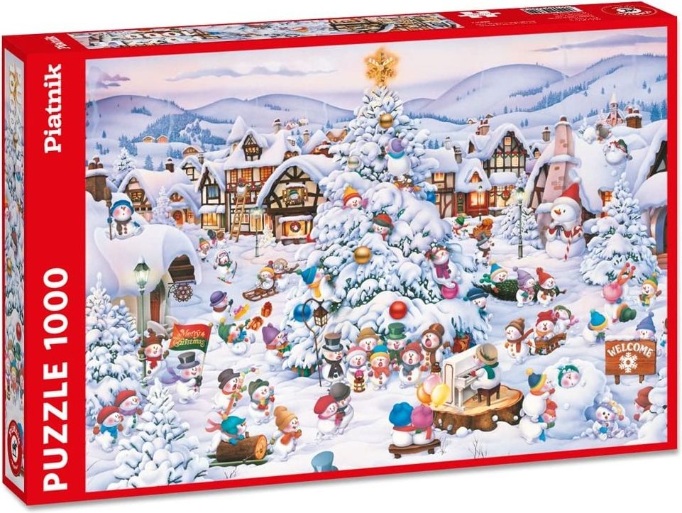 Puzzle Vánoce 1000 dílků - obrázek 1