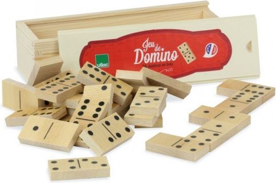 Vilac Dřevěné klasické domino - poškozený obal - obrázek 1