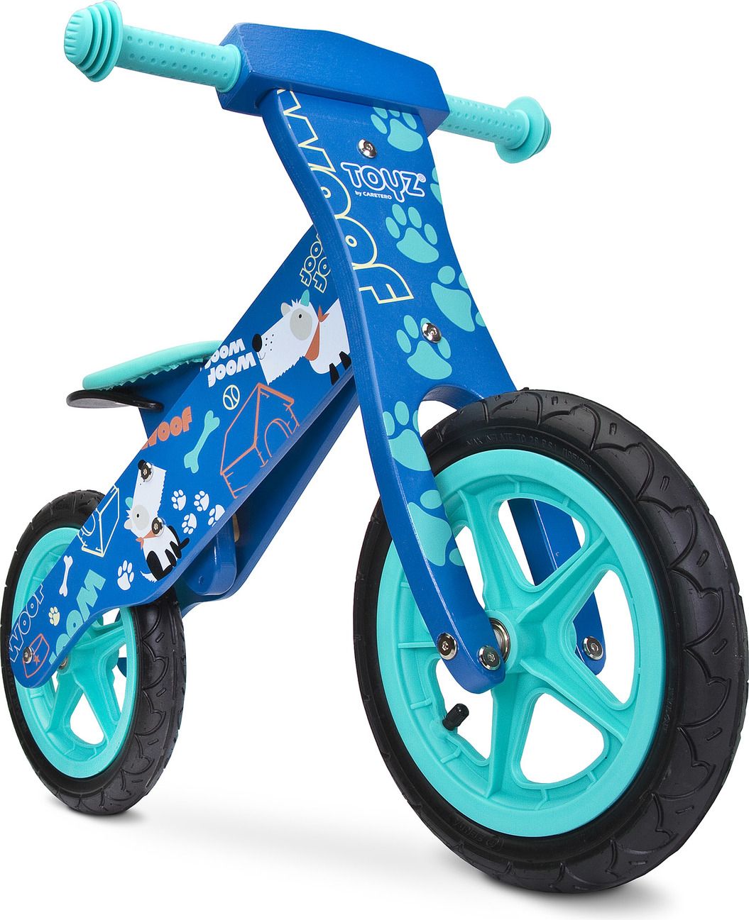 Dětské odrážedlo Zap značky Toyz, dřevěné, barva modrá, s osobní SPZ Text na SPZ: MiniSagan, Barva SPZ: - - obrázek 7
