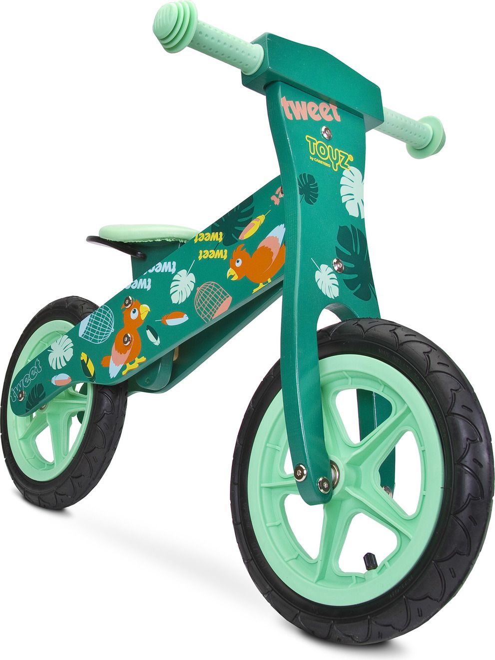 Dětské odrážedlo Zap značky Toyz, dřevěné, barva zelená, s osobní SPZ Text na SPZ: Budoucí vítěz (vítězka) Tour de France, Barva SPZ: růžová - obrázek 7