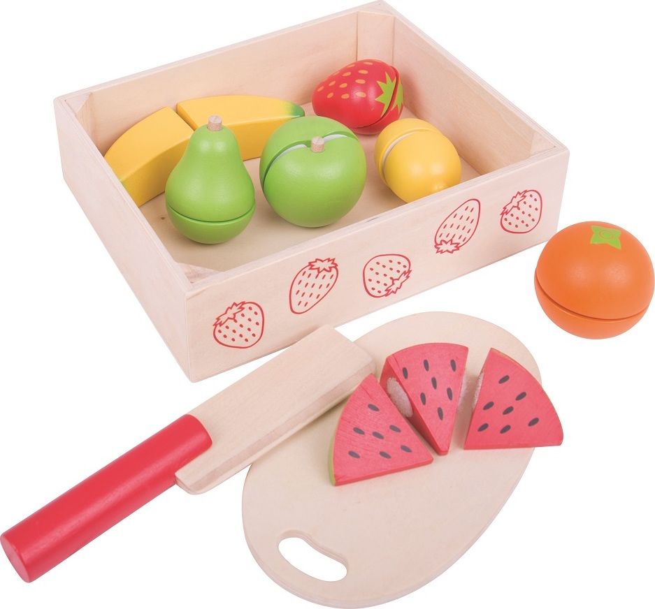 Bigjigs Toys Krájecí ovoce v krabičce - obrázek 1
