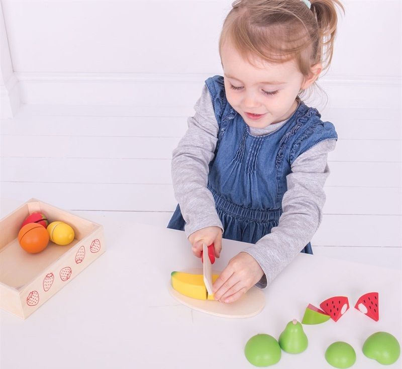 Bigjigs Toys Krájecí ovoce v krabičce - obrázek 2