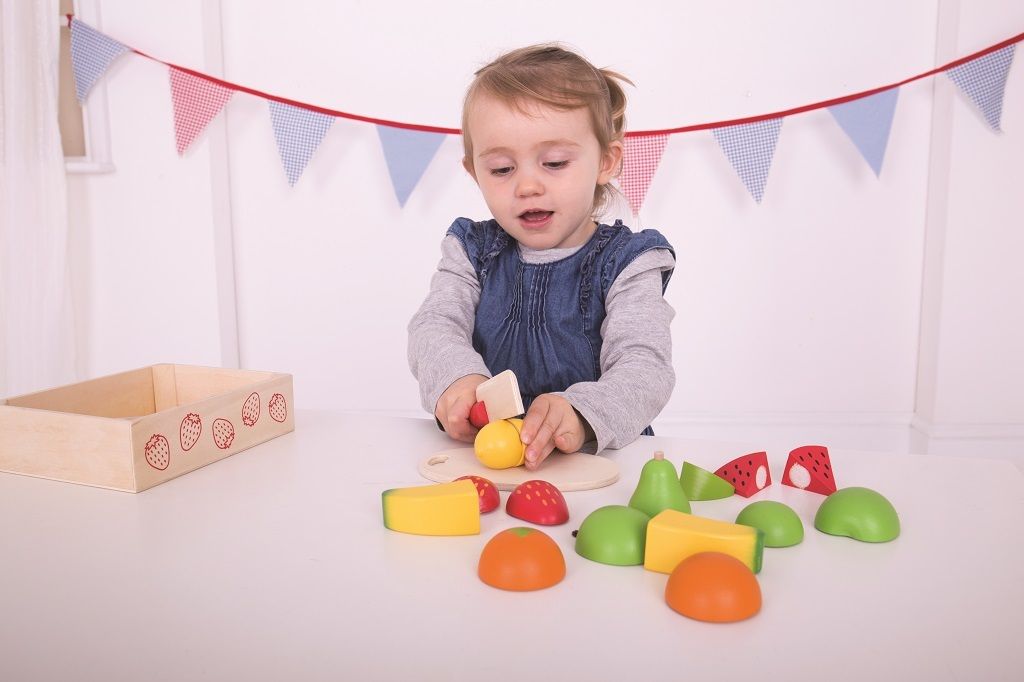 Bigjigs Toys Krájecí ovoce v krabičce - obrázek 3
