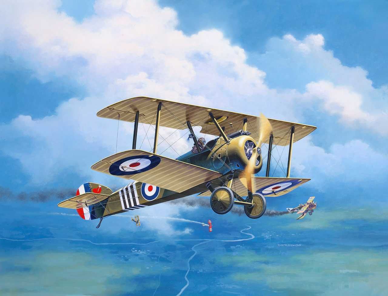 REVELL ModelSet letadlo 63906 - British Legends - Sopwith Camel (1:48) - obrázek 8