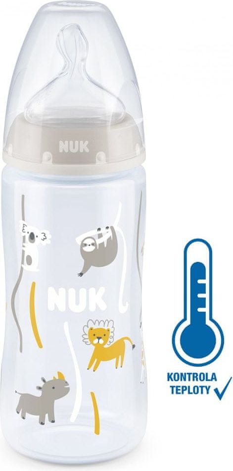 Nuk FC+ láhev s kontrolou kvality 300 ml béžová - obrázek 1