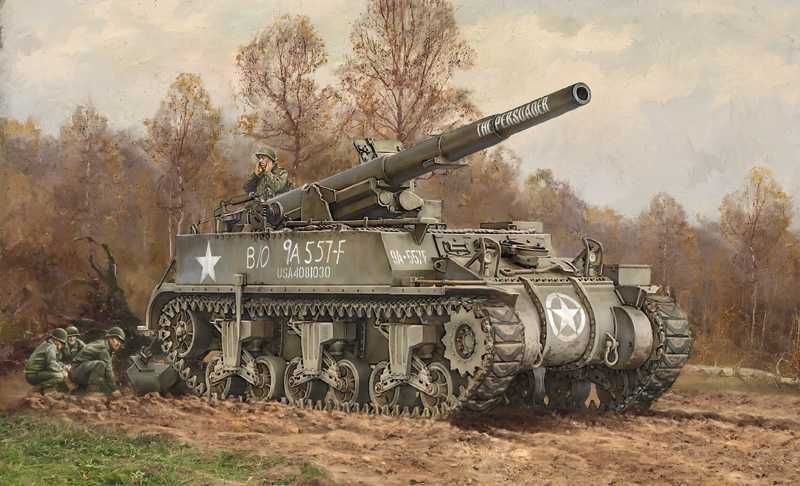 ITALERI Model Kit tank 7076 - M12 Gun Motor Carriage (1:72) - obrázek 6