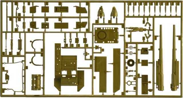 ITALERI Model Kit tank 7076 - M12 Gun Motor Carriage (1:72) - obrázek 7