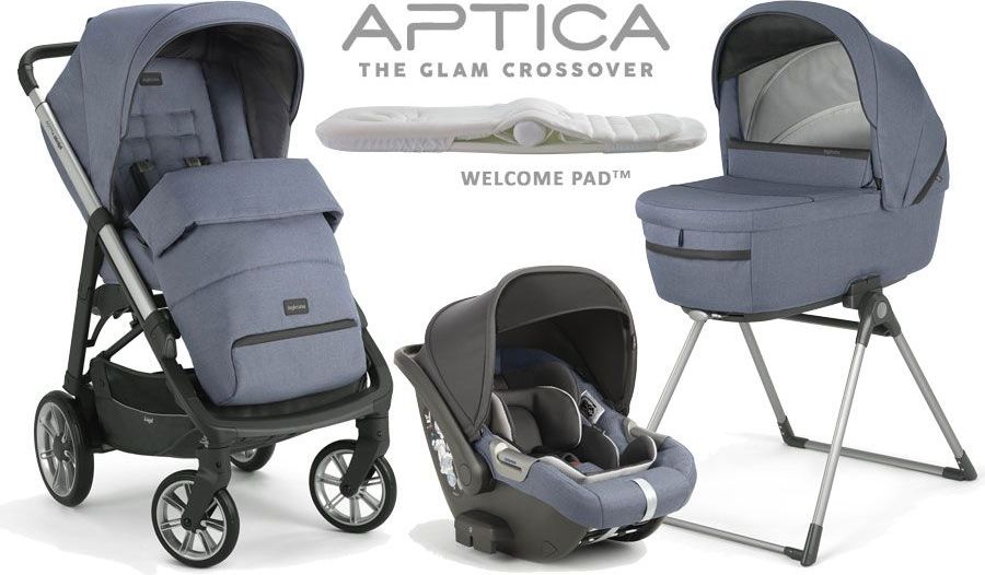 Inglesina Set 4v1 bez podvozku Aptica Alaska Blue 2021 - obrázek 1