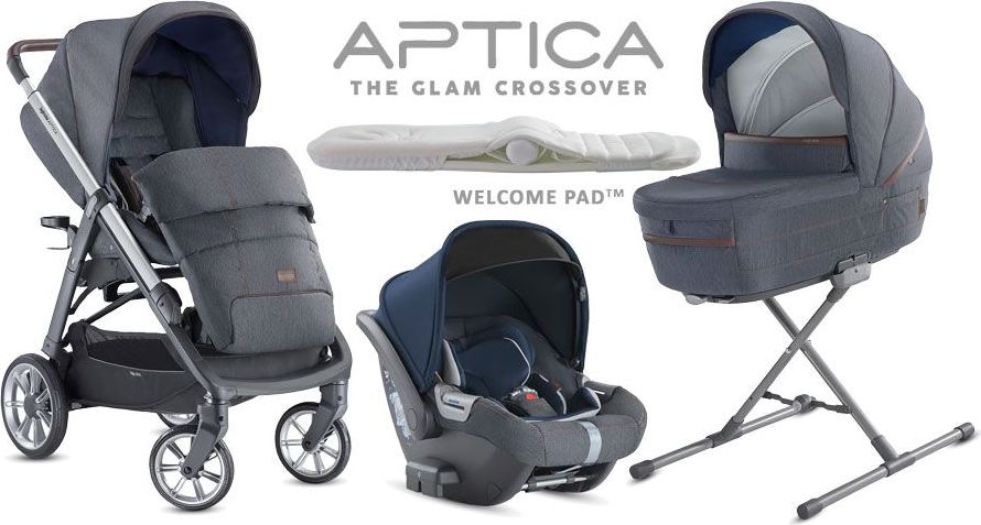 Inglesina Set 4v1 bez podvozku Aptica Tailor Denim 2020 - obrázek 1