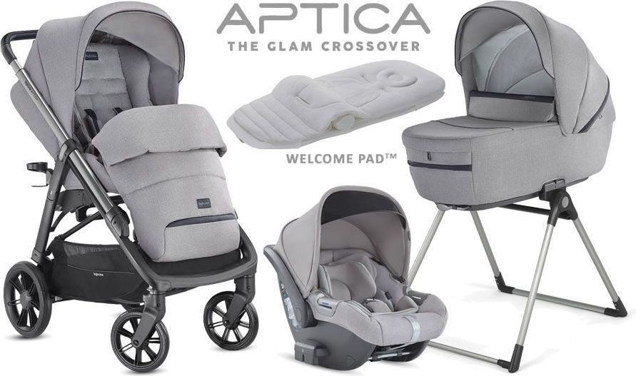 Inglesina Set 4v1 bez podvozku Aptica Silk Grey 2021 - obrázek 1