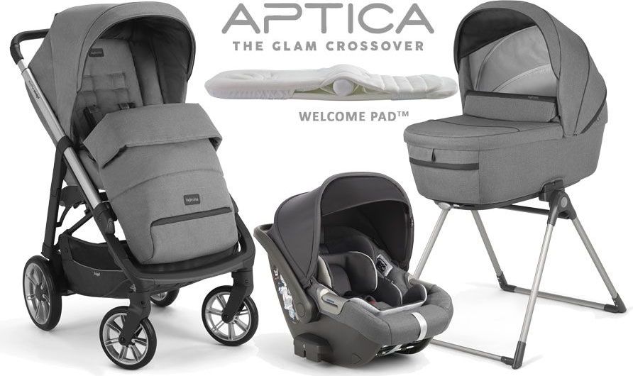 Inglesina Set 4v1 bez podvozku Aptica Kensington Grey 2021 - obrázek 1