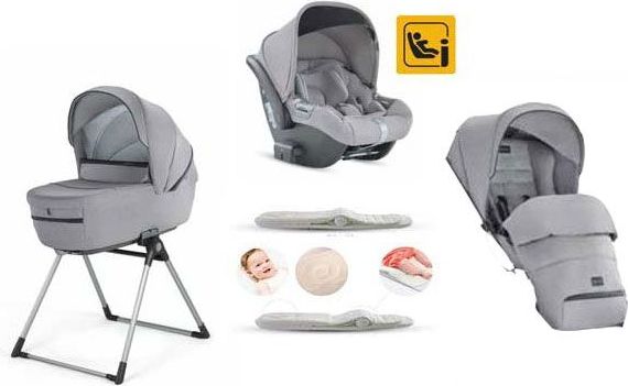 Inglesina Set 4v1 bez podvozku Aptica Darwin Silk Grey 2021 - obrázek 1