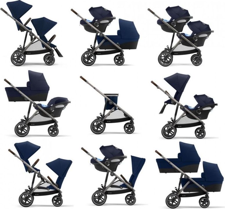 Cybex Gazelle S Taupe Frame Navy Blue 2021 - obrázek 2
