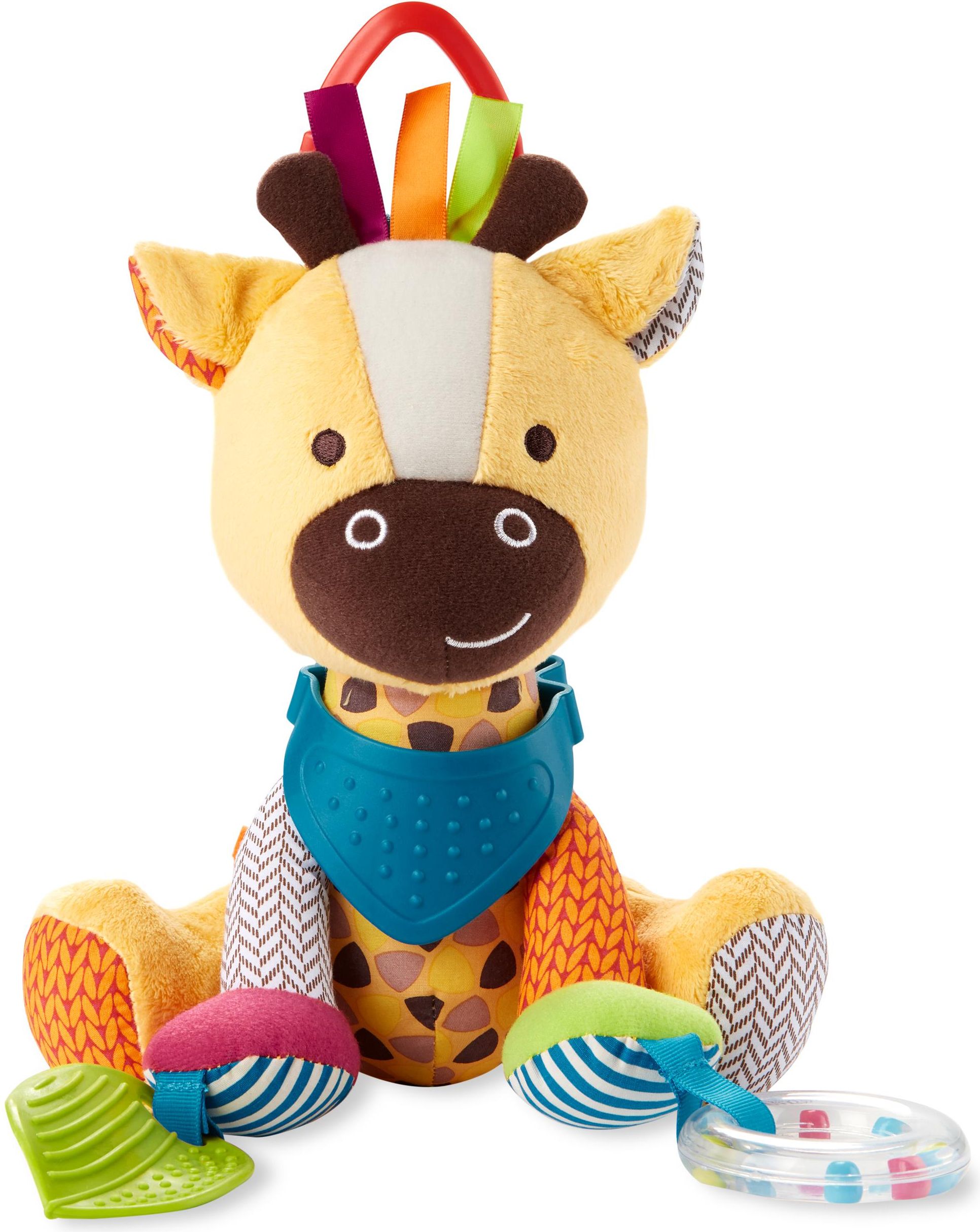 SKIP HOP Hračka aktivní na C kroužku Bandana Buddies Žirafa 0m + - obrázek 1