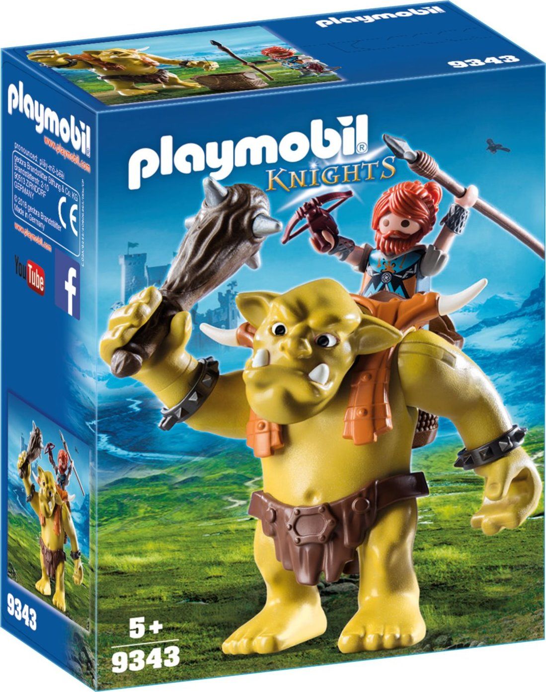 PLAYMOBIL Obří trol s batohem na trpaslíky 9343 - obrázek 1