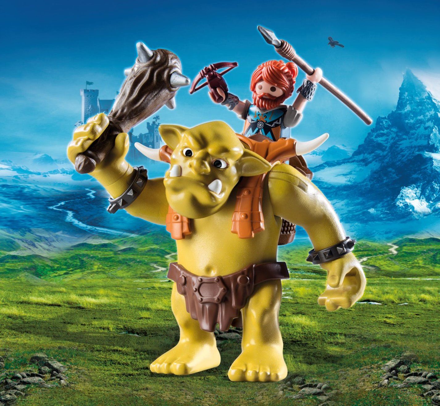 PLAYMOBIL Obří trol s batohem na trpaslíky 9343 - obrázek 4